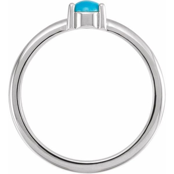 Cabochon Solitaire Ring - Image 2