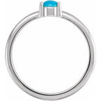Cabochon Solitaire Ring - Image 2