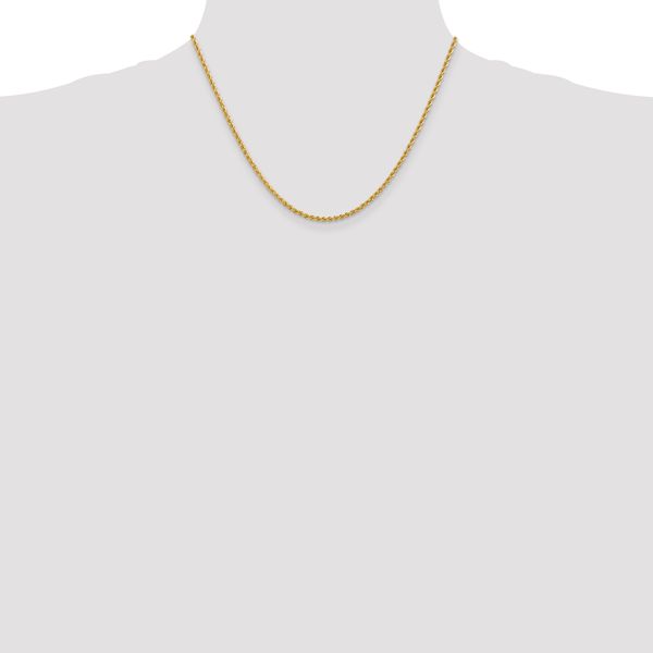 Leslie's 14K 2.25mm Solid Regular Rope Chain - Image 4