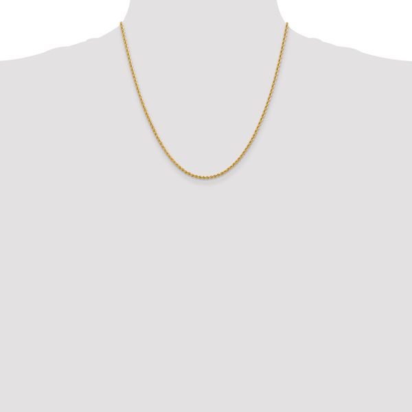 Leslie's 14K 2.25mm Solid Regular Rope Chain - Image 4