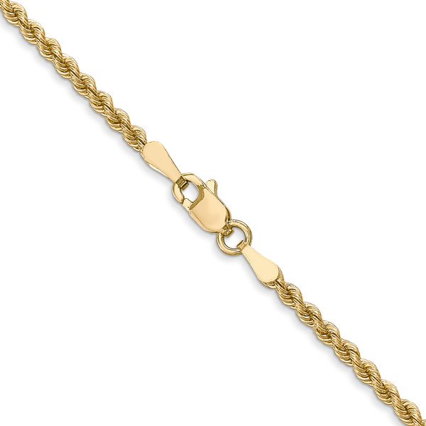 Leslie's 14K 2.25mm Solid Regular Rope Chain - Image 3