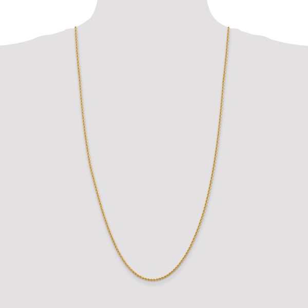 Leslie's 14K 2.25mm Solid Regular Rope Chain - Image 4