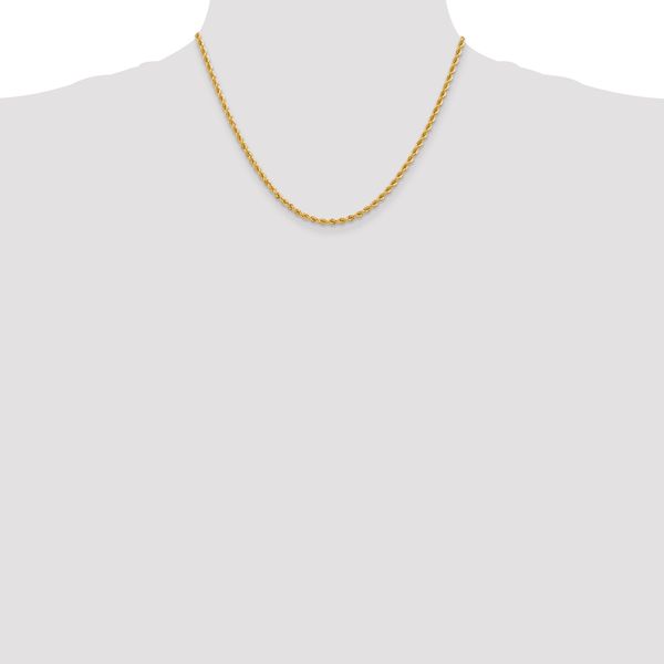 Leslie's 14K 2.75mm Solid Regular Rope Chain - Image 4