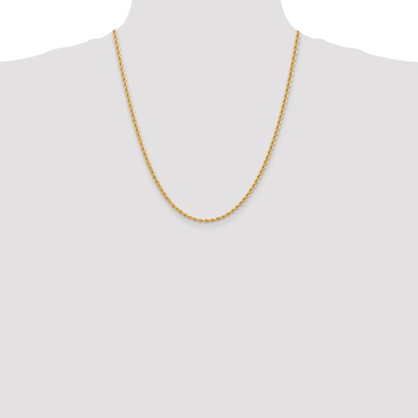 Leslie's 14K 2.75mm Solid Regular Rope Chain - Image 4