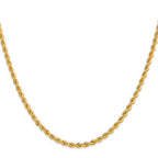 Leslie's 14K 2.75mm Solid Regular Rope Chain - Image 2