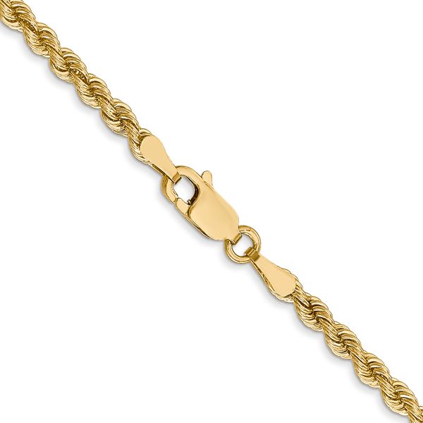 Leslie's 14K 2.75mm Solid Regular Rope Chain - Image 3
