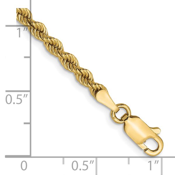 Leslie's 14K 2.75mm Solid Regular Rope Chain - Image 2