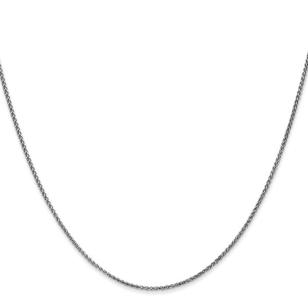 Leslie's 14K White Gold 1.2mm Solid D/C Spiga Chain - Image 2