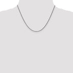 Leslie's 14K White Gold 1.4mm Solid D/C Spiga Chain - Image 4