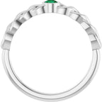 Solitaire Curb Chain Ring - Image 2