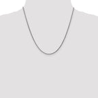 Leslie's 14K White Gold 1.8mm Solid D/C Spiga Chain - Image 4