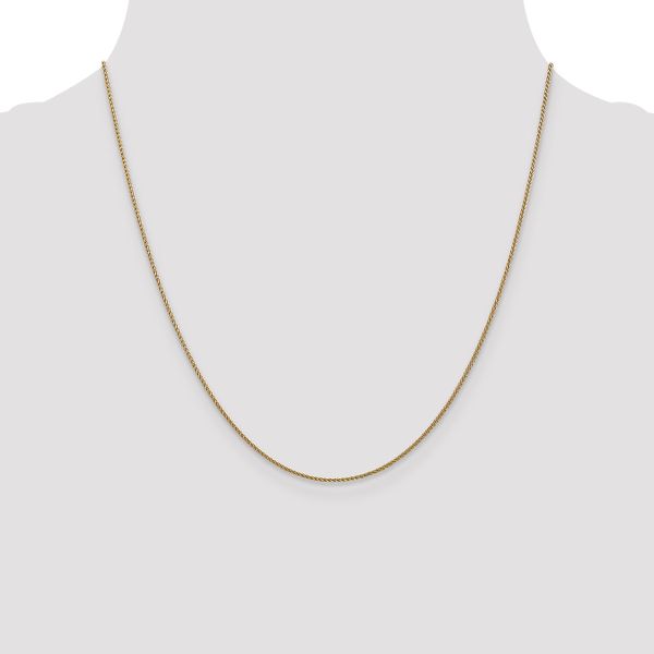 Leslie's 14K 1mm D/C Spiga Chain - Image 4