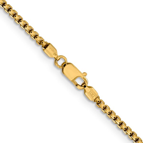 Leslie's 14K 1.85mm Semi-Solid D/C Round Box Chain - Image 3