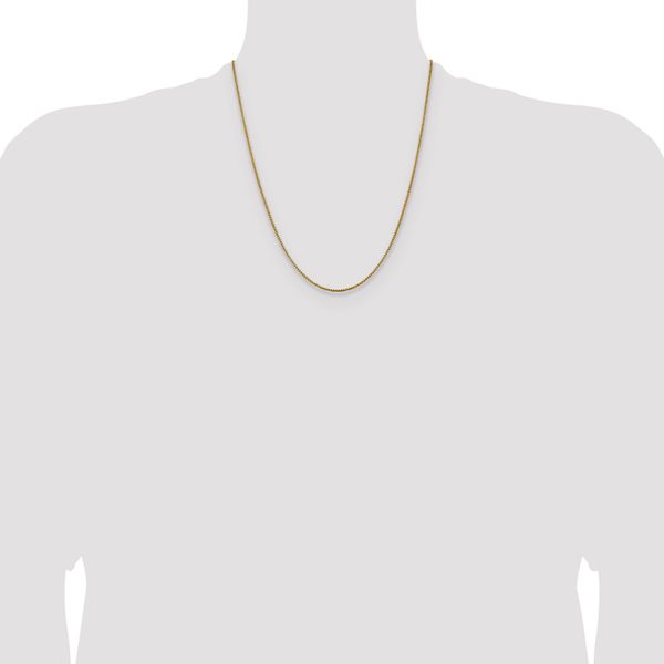 Leslie's 14K 1.85mm Semi-Solid D/C Round Box Chain - Image 4