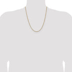 Leslie's 14K 1.85mm Semi-Solid D/C Round Box Chain - Image 4
