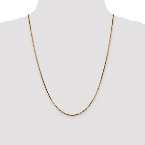 Leslie's 14K 1.85mm Semi-Solid D/C Round Box Chain - Image 4