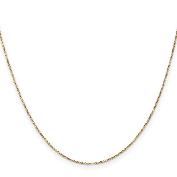 Leslie's 14K .9mm Round Cable Chain - Image 2