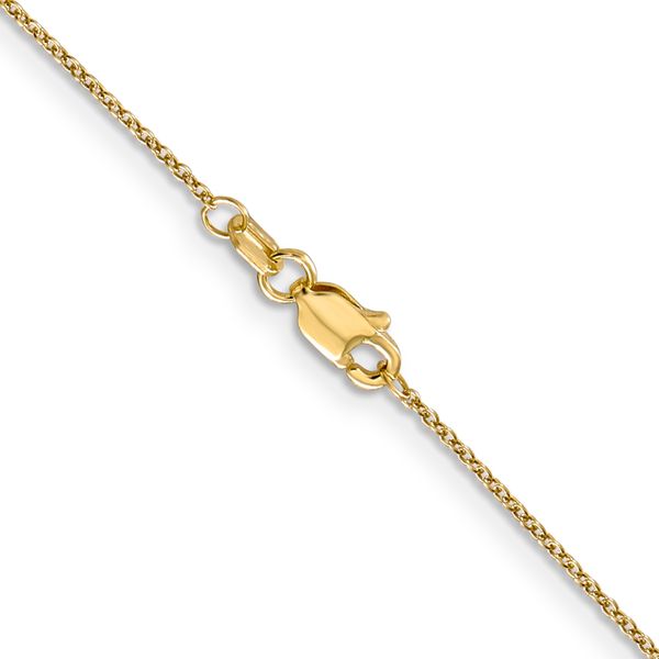 Leslie's 14K .9mm Round Cable Chain - Image 3