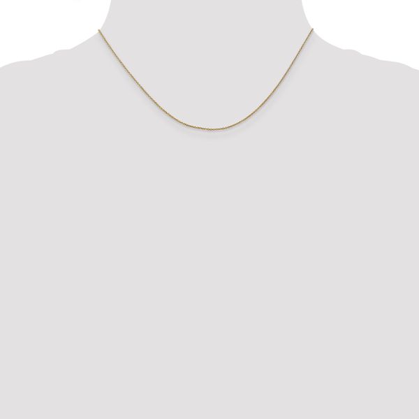 Leslie's 14K .9mm Round Cable Chain - Image 4