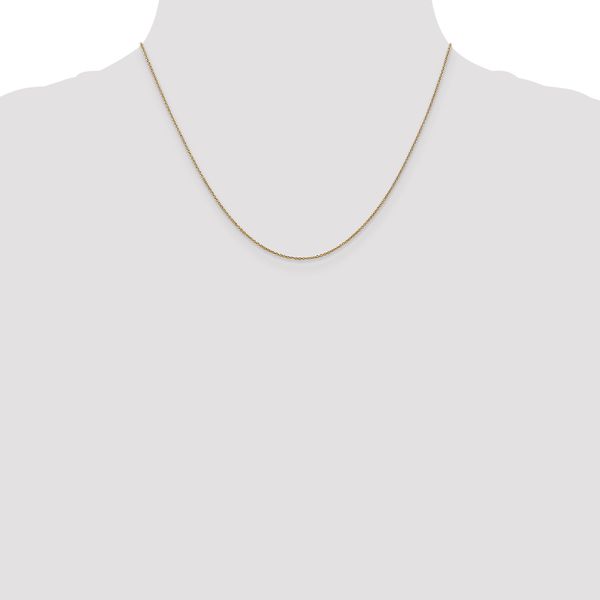 Leslie's 14K .9mm Round Cable Chain - Image 4