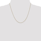 Leslie's 14K .9mm Round Cable Chain - Image 4