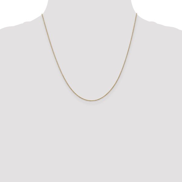 Leslie's 14K .9mm Round Cable Chain - Image 4