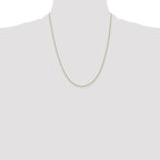 Leslie's 14K .9mm Round Cable Chain - Image 4