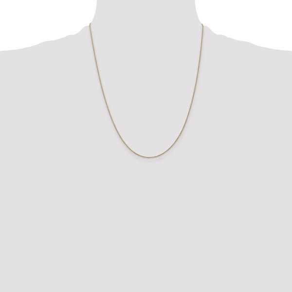 Leslie's 14K .9mm Round Cable Chain - Image 4