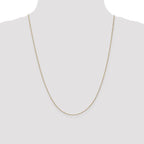 Leslie's 14K .9mm Round Cable Chain - Image 4