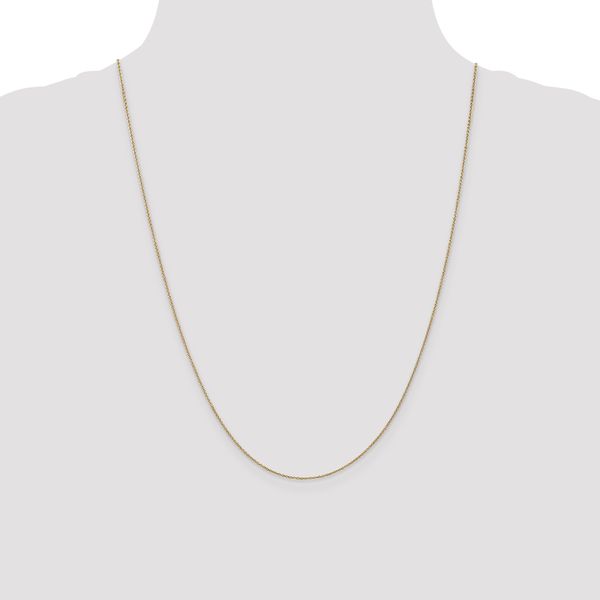 Leslie's 14K .9mm Round Cable Chain - Image 4