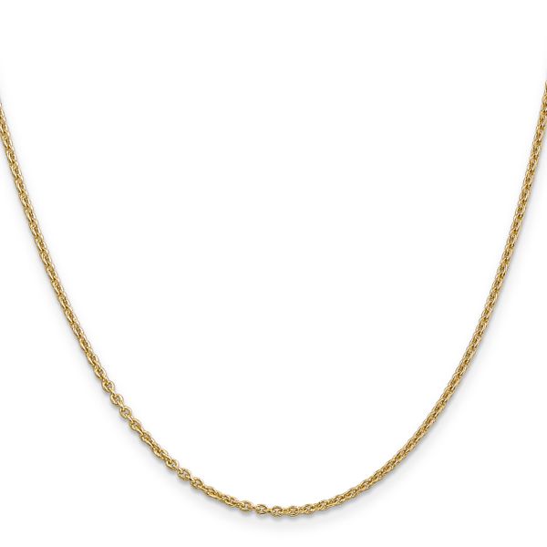 Leslie's 14K 1.95mm Round Cable Chain - Image 2