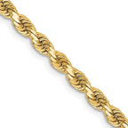 Leslie's 14K 3.25mm Diamond-Cut Rope Chain