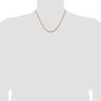 Leslie's 14K 3.25mm Diamond-Cut Rope Chain - Image 4