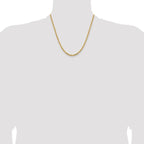 Leslie's 14K 3.75mm Diamond-Cut Rope Chain - Image 4