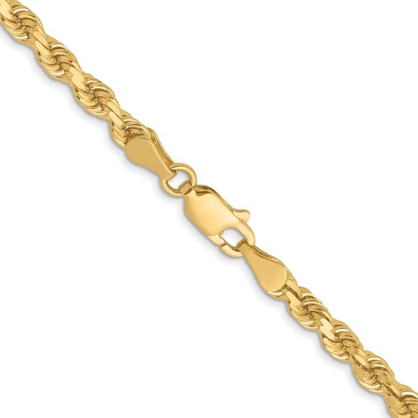 Leslie's 14K 3.75mm Diamond-Cut Rope Chain - Image 3