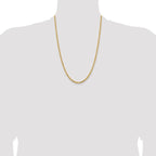 Leslie's 14K 3.75mm Diamond-Cut Rope Chain - Image 4