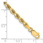Leslie's 14K 3.75mm Diamond-Cut Rope Chain - Image 2