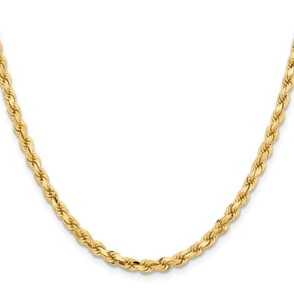 Leslie's 14K 4.25mm Diamond-Cut Rope Chain - Image 2