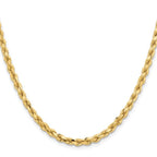 Leslie's 14K 4.25mm Diamond-Cut Rope Chain - Image 2
