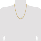 Leslie's 14K 4.25mm Diamond-Cut Rope Chain - Image 4