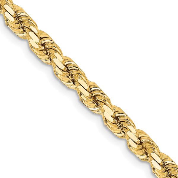 Leslie's 14K 4.25mm Diamond-Cut Rope Chain