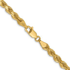 Leslie's 14K 4.25mm Diamond-Cut Rope Chain - Image 3