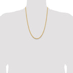 Leslie's 14K 4.25mm Diamond-Cut Rope Chain - Image 4