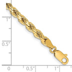 Leslie's 14K 4.25mm Diamond-Cut Rope Chain - Image 2