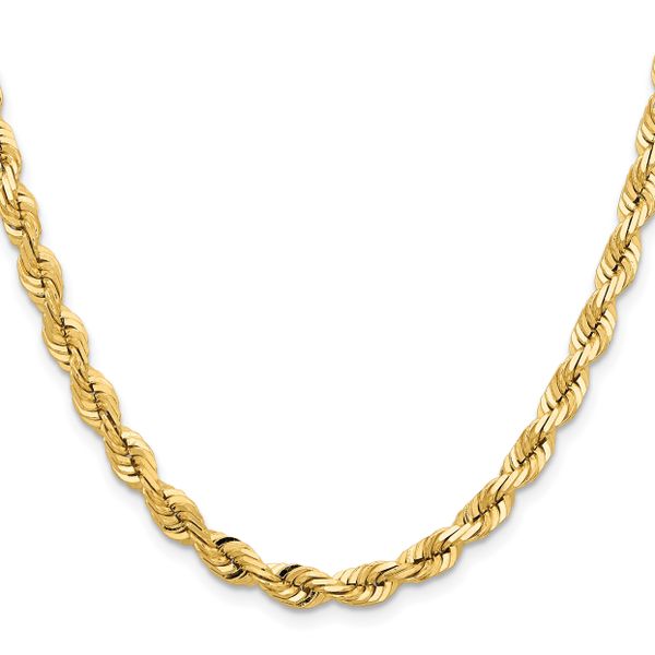 Leslie's 14K 5.5mm Diamond-Cut Rope Chain - Image 2