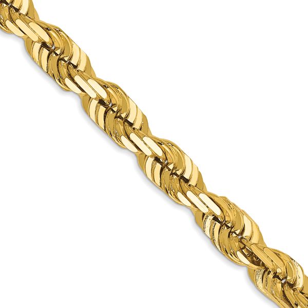 Leslie's 14K 5.5mm Diamond-Cut Rope Chain