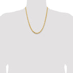 Leslie's 14K 5.5mm Diamond-Cut Rope Chain - Image 4