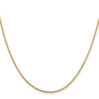 Leslie's 14K 1.15mm D/C Open Franco Chain - Image 2