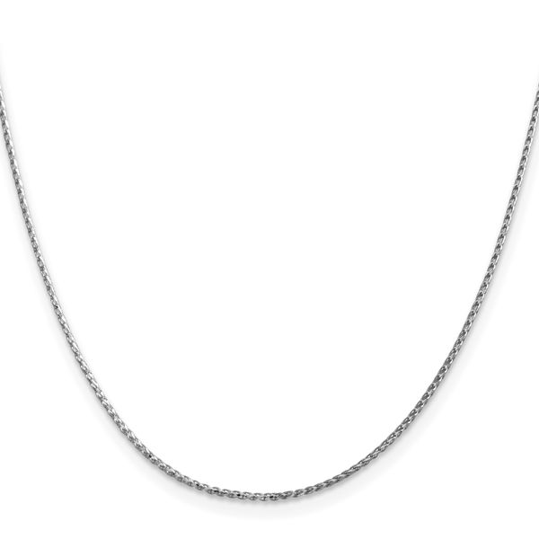 Leslie's 14K White Gold 1.15mm D/C Open Franco Chain - Image 2