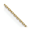 Leslie's 14K .85mm D/C Cable Chain